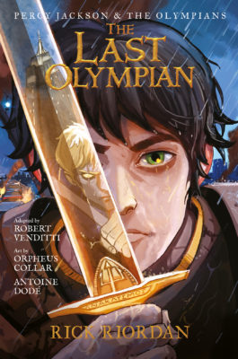 The Last Olympian Graphic Novel cover