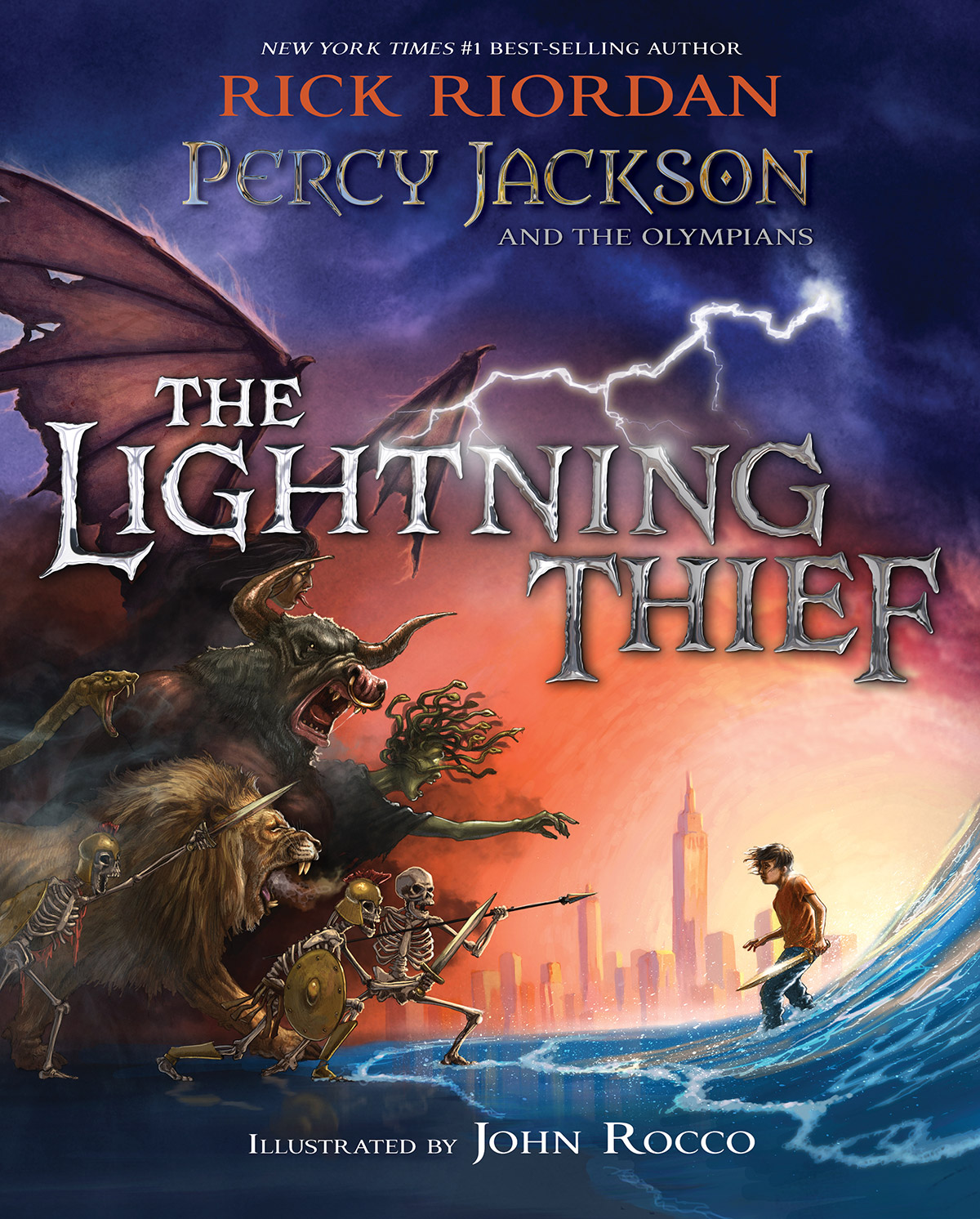 Percy Jackson and the Olympians: The Lightning Thief: Illustrated Edition ( Book 1), by Rick Riordan