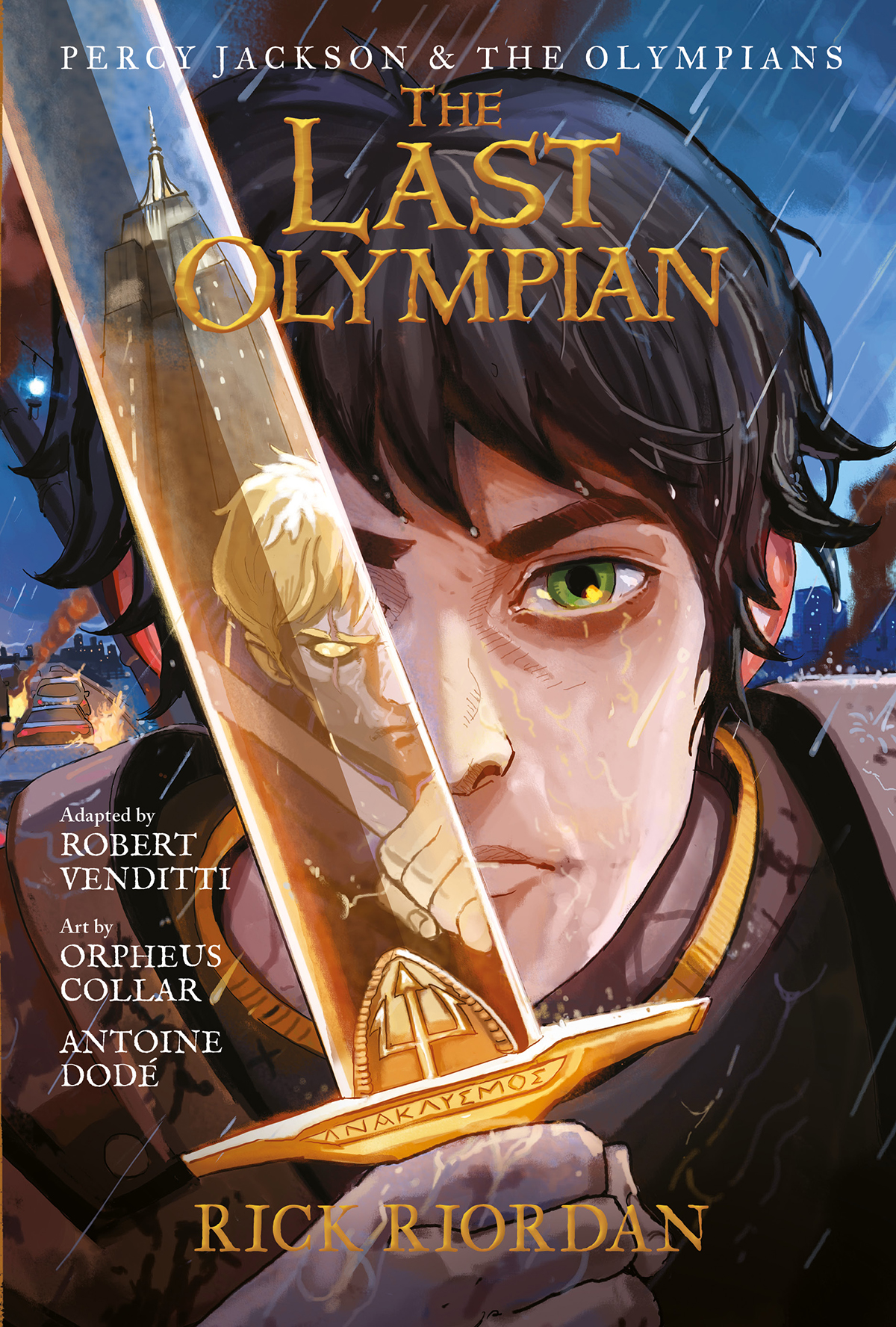 The Last Olympian Graphic Novel cover