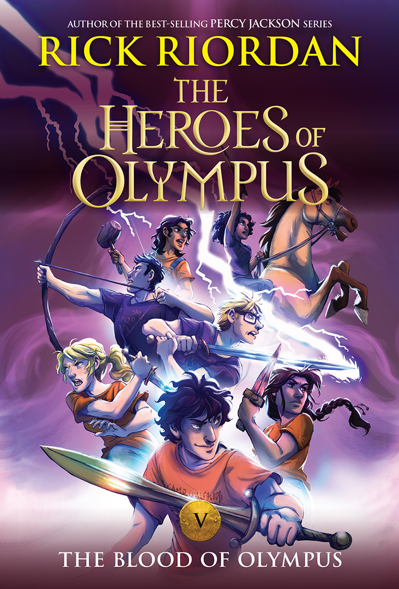 The Blood of Olympus New Cover