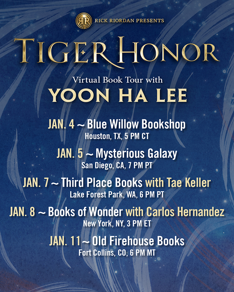 Tiger Honor: Yoon Ha Lee on Tour | Read Riordan